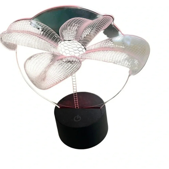 Orchid Night Light Color Changing Optical Illusion 3D - Picture 4 of 5